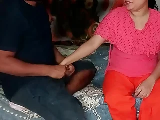 Indian Young lady fucking a virgin boy secretly
